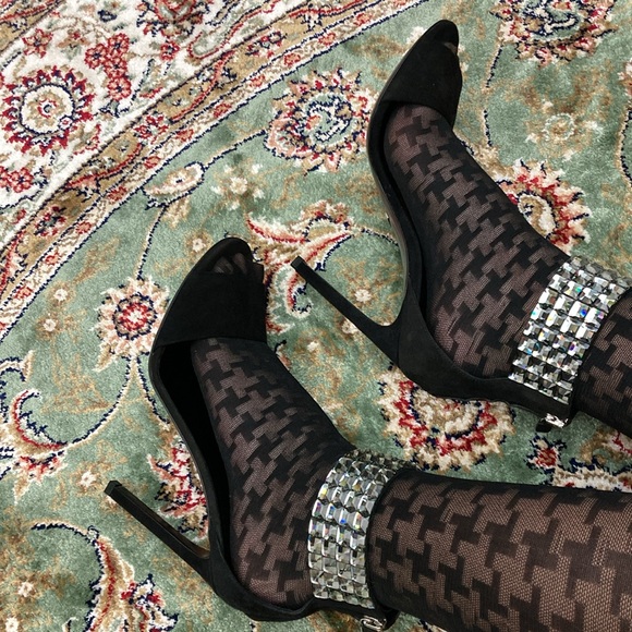 Gucci crystal ankle cuff heels - Picture 3 of 17